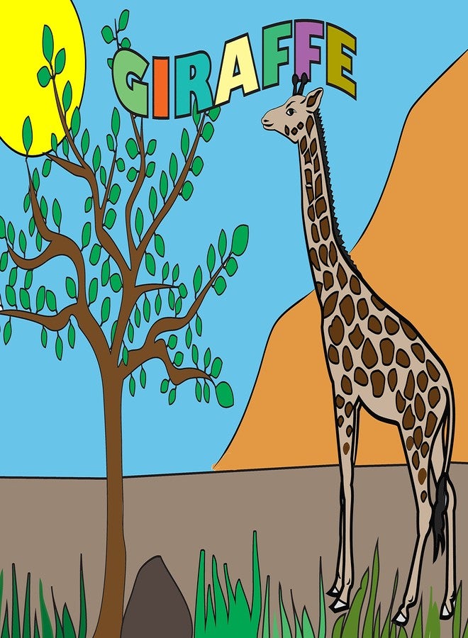 DEBRADALE DESIGNS Gigantic Animal Coloring Book for Toddlers & Preschoolers - 60 Fun Pages - Jumbo 11x14 Size - Easy Animal Pictures - Thicker Paper - Crayons Included - Made in USA by Debra Dale Designs - Image 5